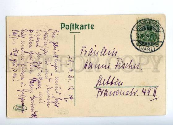 144810 GERMANY BLANKENBURG a. H. Kaiserl. postamt Vintage RPPC