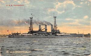 U.S.S Connecticut Military Battleship 1912 