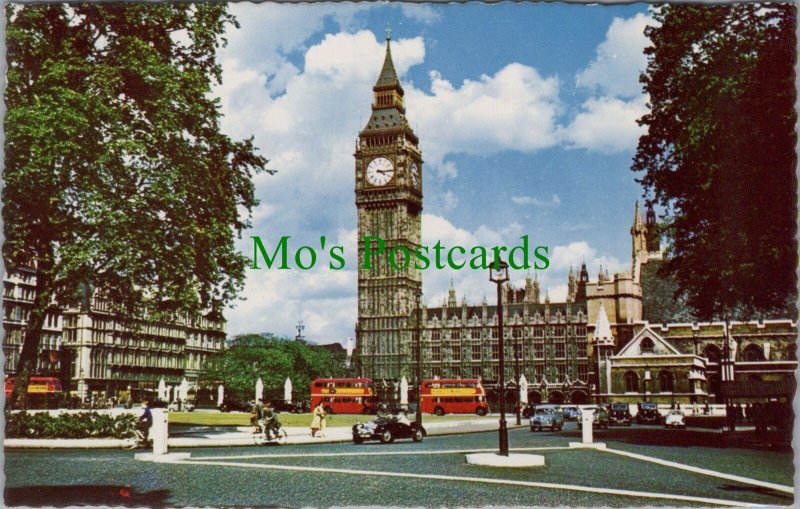 London Postcard - Big Ben and Parliament Square  RS32008