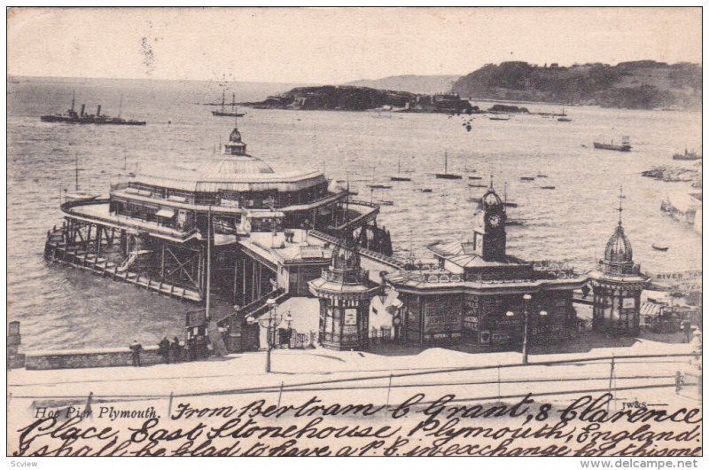 PLYMOUTH, England, PU-1904; Hoe Pier