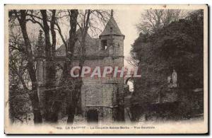 Old Postcard Le Faouet La Chapelle Sainte Barbe Vue Generale