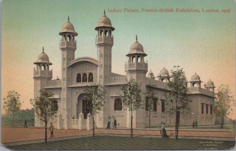 Postcard Indian Palace Franco British Exhibition London 1908