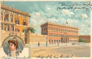 Roma Rome Italy c1906 Postcard Palazzo Regina Margherita Palace