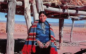 Navajo Woman Color by Dwight Warren Unused 