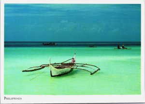 Philippines Outrigger Boat (Banca) Cebu Vintage Postcard BS.28