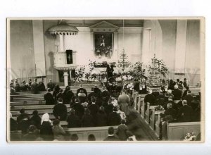 223335 RUSSIA Buried church photo vintage postcard