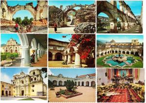 Guatemala Antigua Lot of 9 Postcards 1960s-1970s