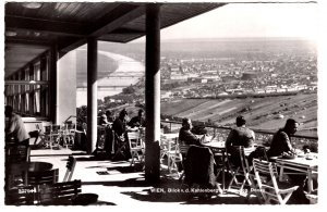 Real Photo, People in Cafe, Wien, Vienna, Austria, Restaurant