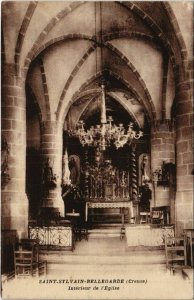 CPA St-Sylvain-Bellegarde Interieur de l'Eglise FRANCE (1050936)