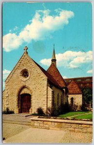 Vtg Milwaukee Wisconsin WI Joan of Arch Chapel Church View 1960s Postcard