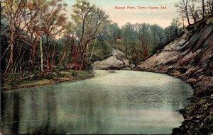 Indiana Terre Haute Scene In Forest Park 1910