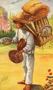 Mexico - Mexican boy with merchandise