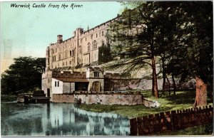 Tucks 795 Warwick Castle from the River Vintage Postcard W37