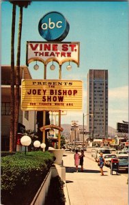 ABC Vine St Theatre, Joey Bishop Show Hollywood CA c1960s Vintage Postcard R56