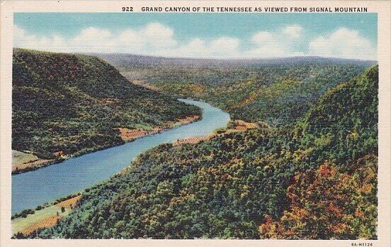 Grand Canyon Of The Tennessee As Viewed From Signal Mountain Ashville North C...