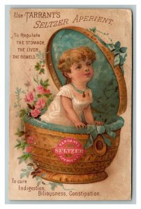 Vintage 1880's Victorian Trade Card Tarrant's Seltzer Aperient - Quack Medicine