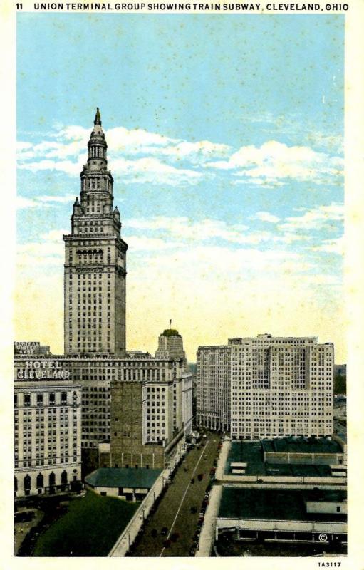 OH - Cleveland. Union Terminal, Train Subway