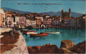 CPA Bastia Le vieux Port et la Cathedrale CORSICA (1078401)