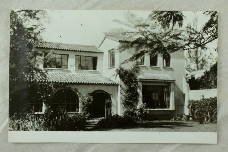 Lot of 3 RPPC Park Villa Tacubaya, D. F. Mexico Vintage Postcards P108