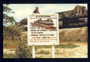 McAdam, New Brunswick/N.B., Canada Postcard, C.P. Station