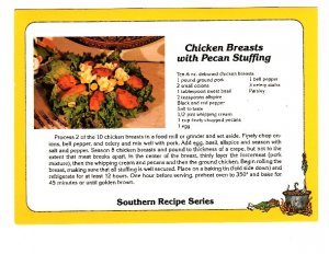 Chicken Breasts with Pecan Stuffing, Southern Recipe Series