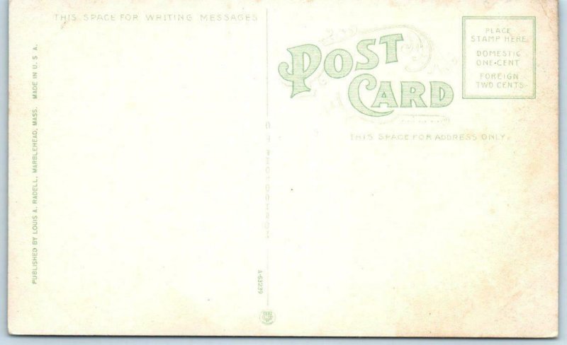 MARBLEHEAD NECK, Massachusetts MA ~ QUESTENMERE Mansion  ca 1910s    Postcard