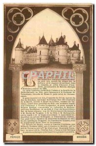 Old Postcard France Le Chateau de Chaumont