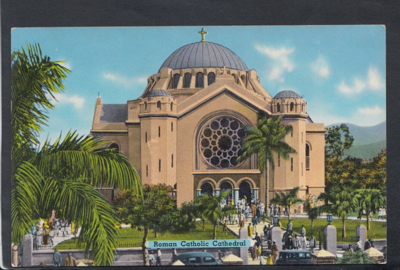 Jamaica Postcard - Roman Catholic Cathedral    T7295