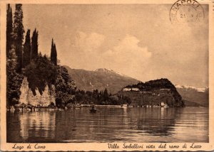 ITaly Lago di Como Villa Serbelloni Vista Dal Ramo Di Lecco
