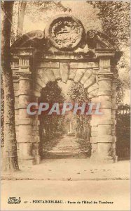 Postcard Old 41 Fontainebleau hotel door of the drum