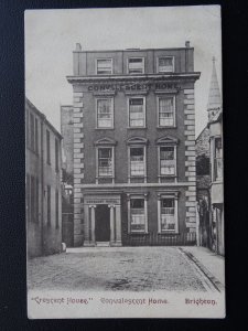 BRIGHTON CRESCENT HOUSE Convalescent Home c1906 Postcard