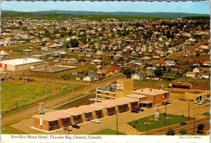 Thunder Bay, Ontario Canada  NOR-SHOR MOTOR HOTEL & Homes ca1970's 4X6 Postcard
