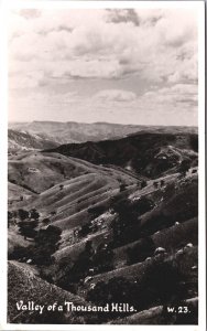 South Africa Valley of a Thousand Hills Pietermaritzburg Durban RPPC 05.42