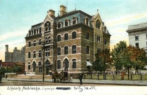 Vintage Printed Postcard; City Hall, Lincoln NE unposted Undivided Back