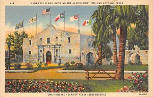 The Alamo Under Six Flags - San Antonio, Texas TX Postcard