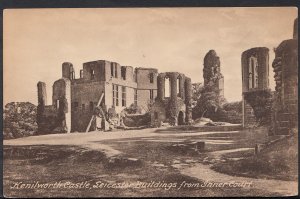 Warwickshire Postcard - Kenilworth Castle, Leicester Buildings  RS3387