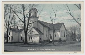 Holgate Ohio 1930-40s Postcard Holgate M.E. Church Henry County