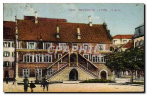 Old Postcard Mulhouse Hotel de Ville