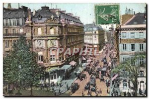 Paris - 2 - The Vaudeville - La Chaussee Old Postcard