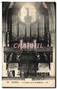 Old Postcard Angers Organ The organ of the cathedral