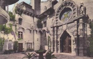 St Francis Atrio Patio Mission Inn Riverside California Handcolored Albertype