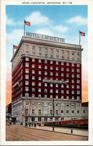 Vintage Postcard Hotel Lafayette Lexington, Kentucky KJ3