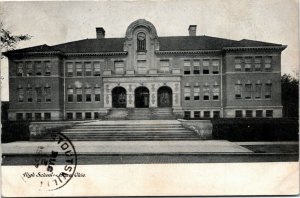 Postcard OH Lima High School 1910 F14