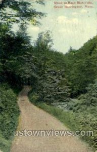 Road to Bash Bish Falls - Great Barrington, Massachusetts MA