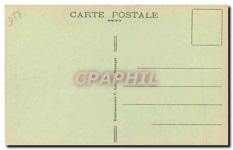 Old Postcard Saint Maurice sur Moselle Vosges Interior of the Church