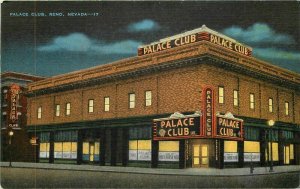 Nevada Reno Palace Club Night #17 Sierra News Kropp Postcard 22-1790