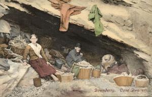 cornwall, DOWNDERRY, Cave Dwellers (1910s)