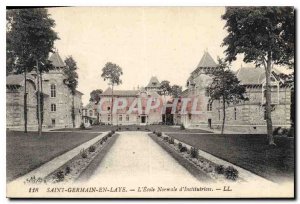 Old Postcard Saint Germain en Laye and Ecole Normale Institutrices