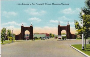 Wyoming Cheyenne Entrance To Fort Francis E Warren