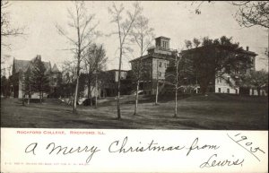 Rockford Illinois IL Rockford College c1910 Vintage Postcard